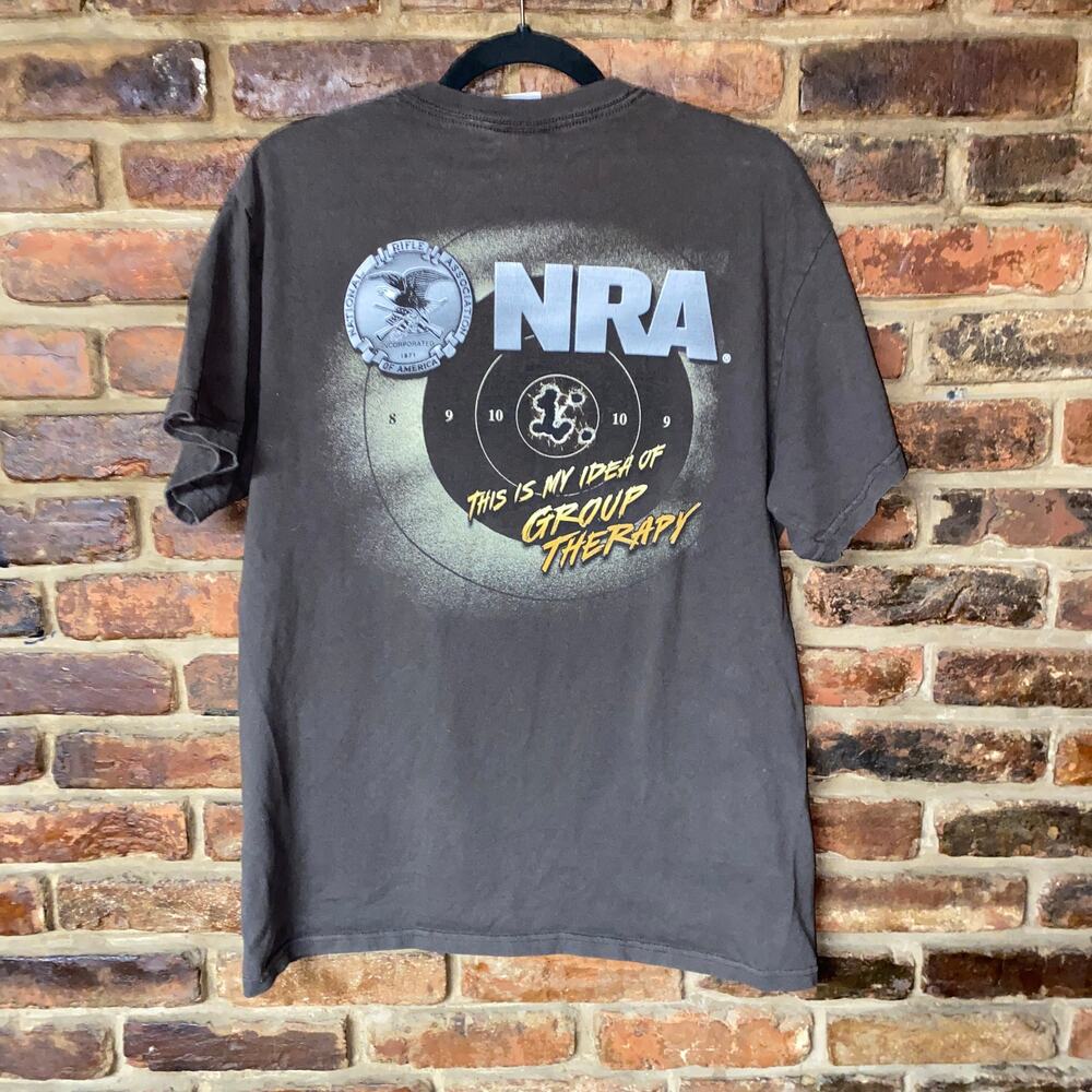 Vintage NRA Group Therapy Short Sleeve Graphic T-Shirt Men's Size Large